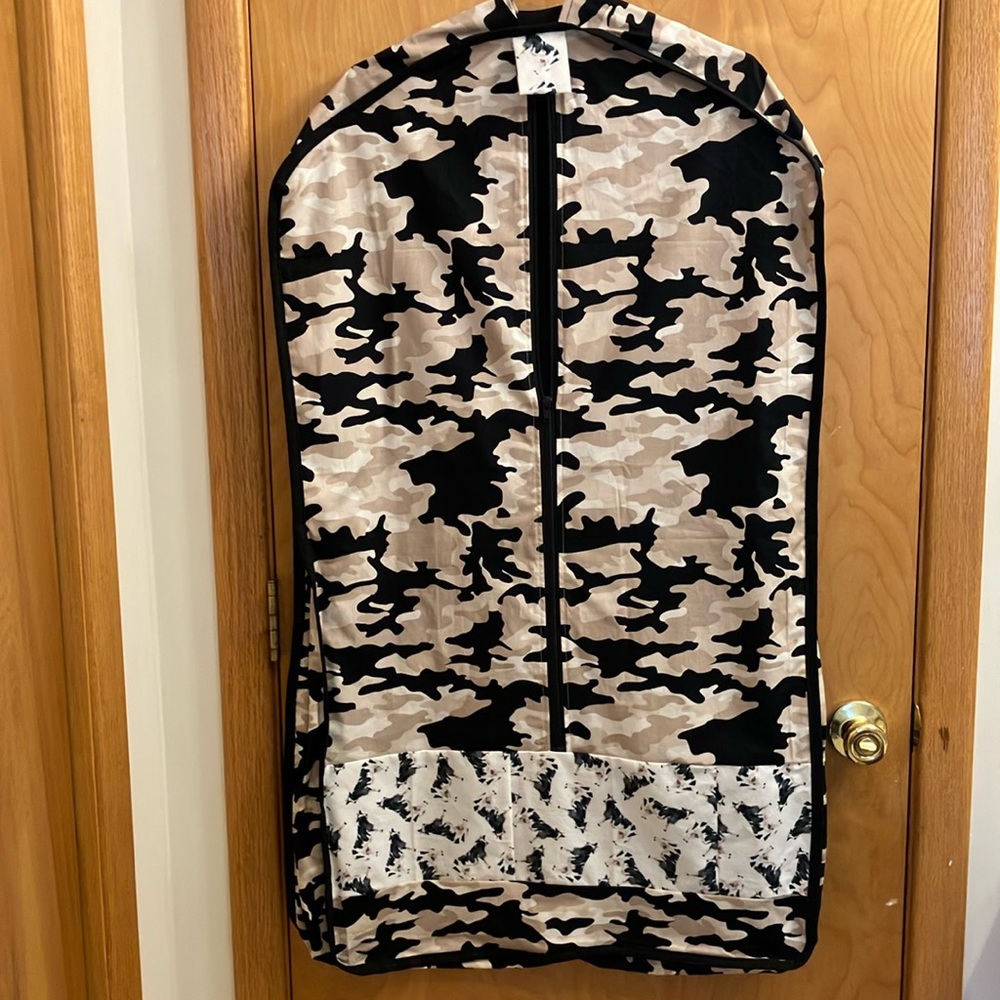 Homemade garment bag. Made by an Amish lady